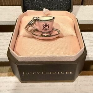 Juicy Couture Pink Teacup with Saucer Charm